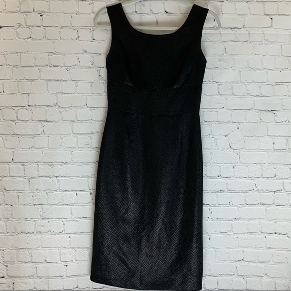 French Connection Dresses & Skirts - French Connection black slim fit shiny dress!